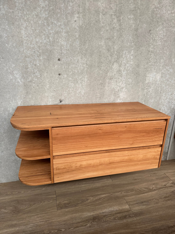 1200mm Curve Vanity Timber Top