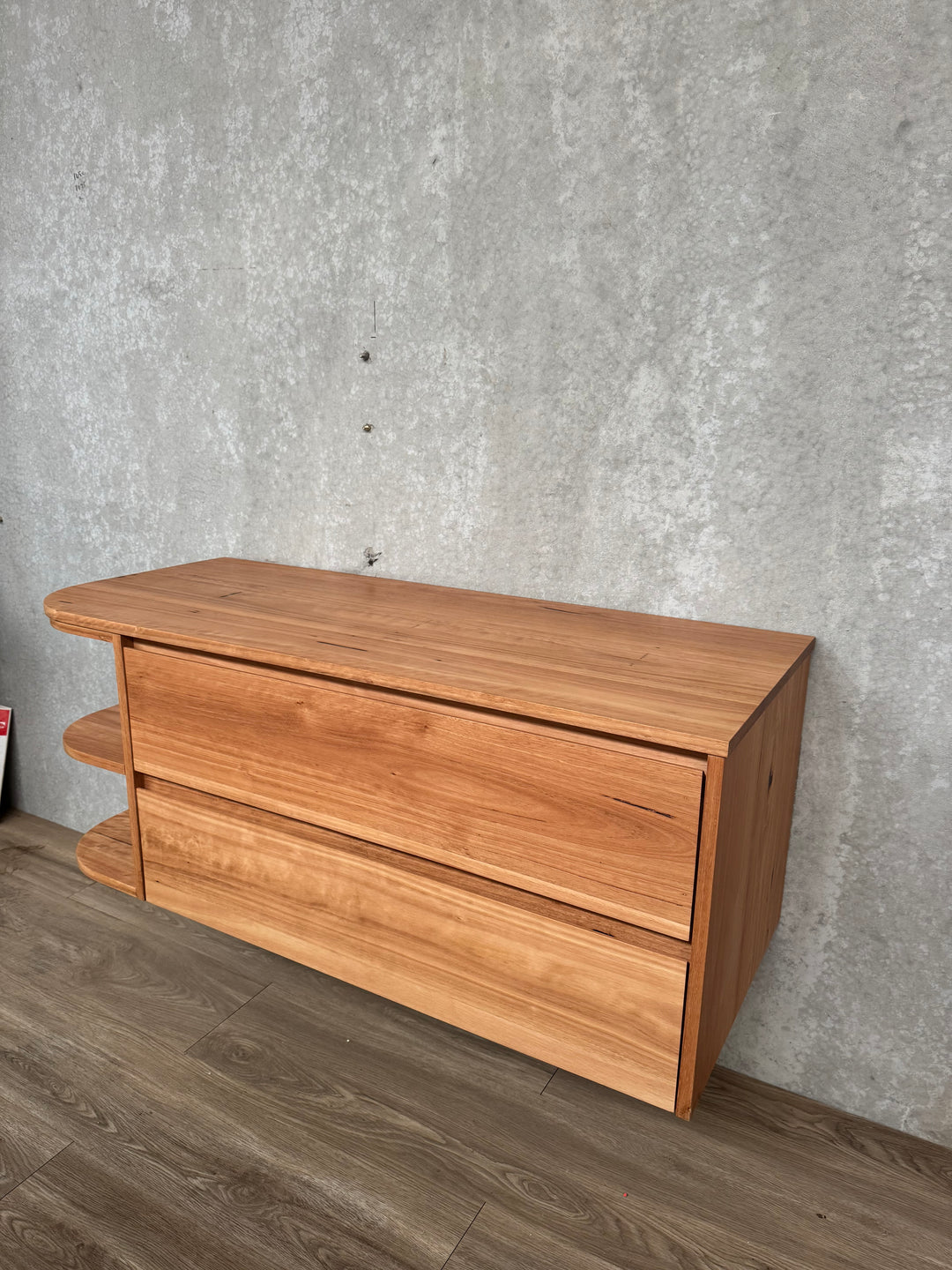 1200mm Curve Vanity Timber Top
