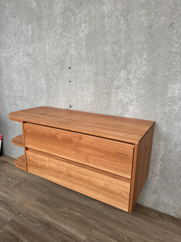 1200mm Curve Vanity Timber Top