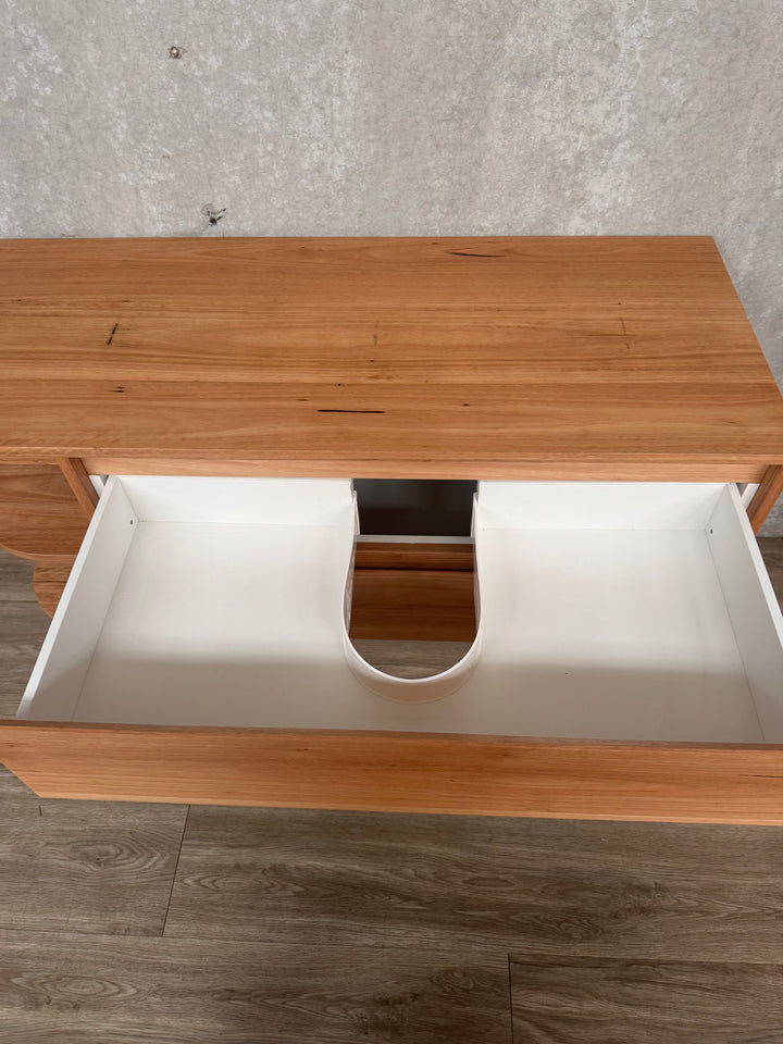 1200mm Curve Vanity Timber Top