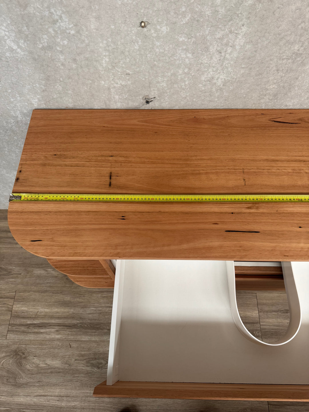 1200mm Curve Vanity Timber Top